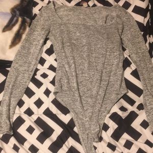 Grey bodysuit